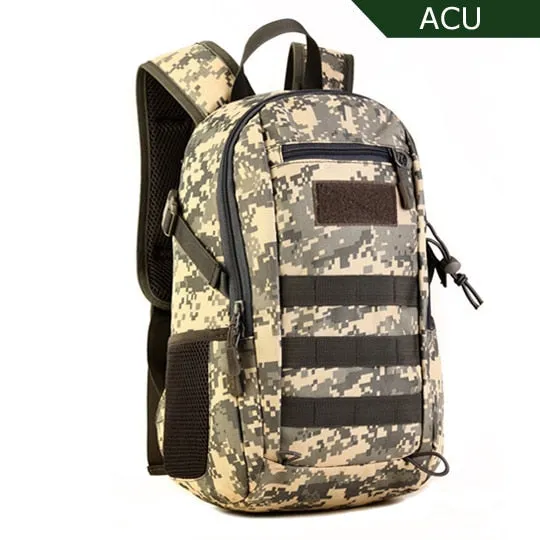 12L Tactical MOLLE Backpack Children Waterproof Small Backpack School Bags Kids Military Rucksack Assault Pack