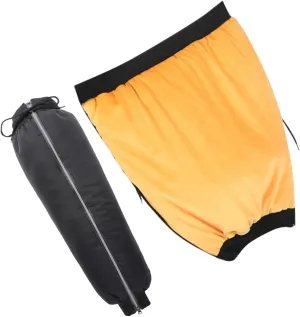 1Pair Outdoor Windproof Calf Gaiters with Straps for Hiking and Camping Leg Covers for Electric Bikes and Motorcycles Slip Design