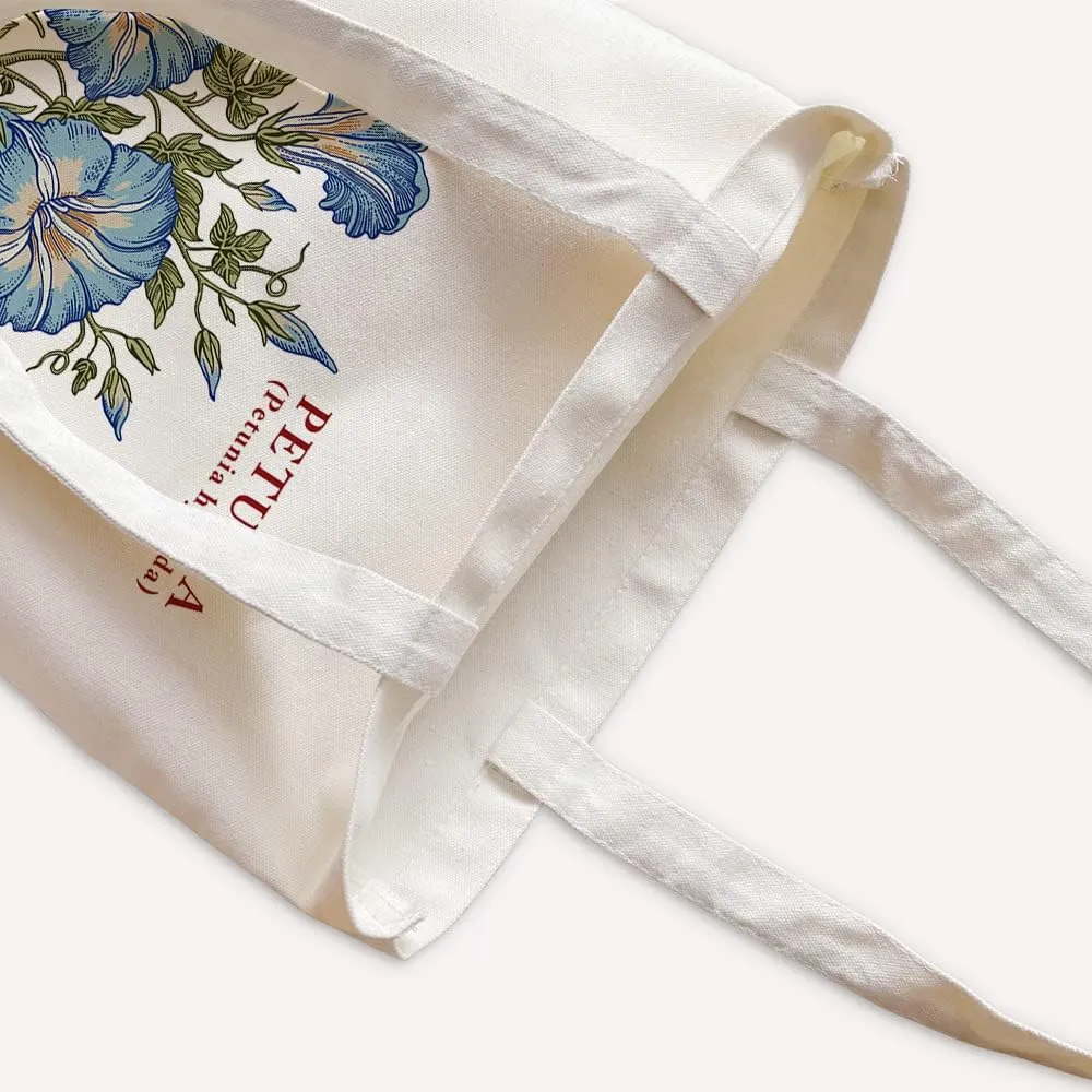 2 PCS Floral Tote Bag Aesthetic Flowers Botanical Shopping Bag Beautiful Flowers Reusable Grocery Bag for Women