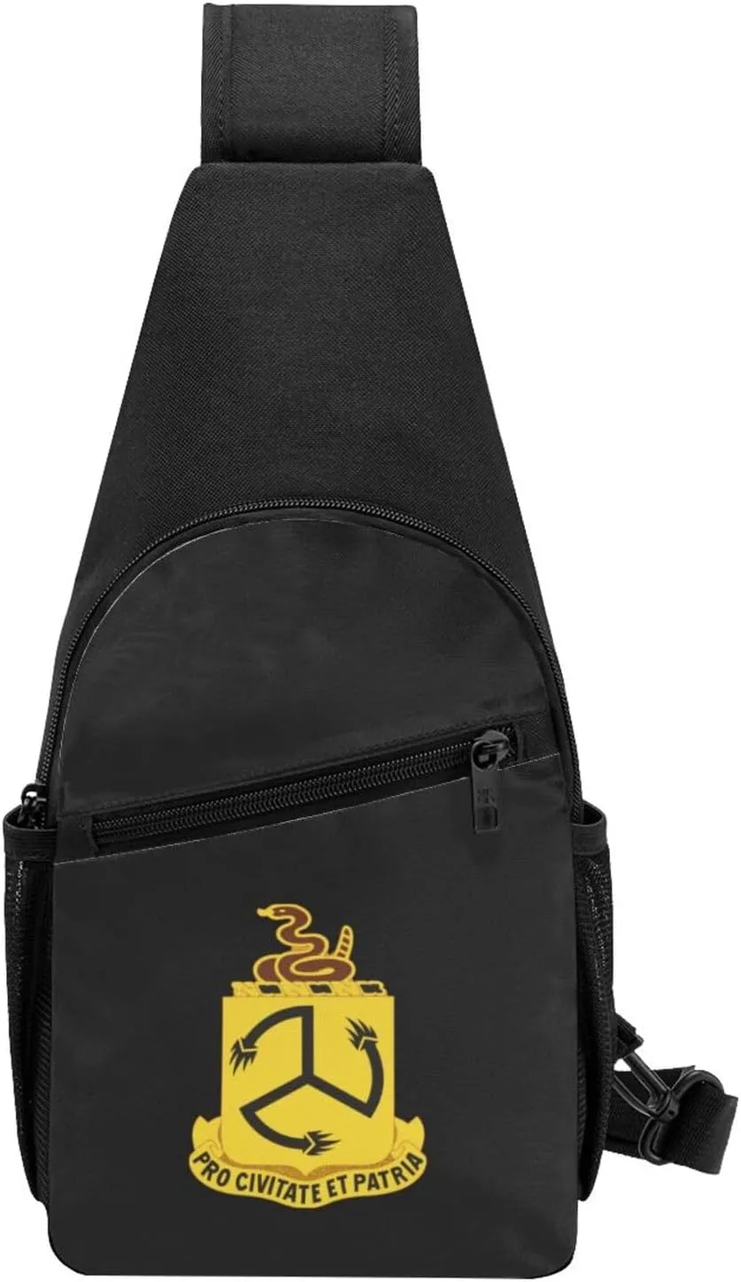 200th Infantry Regiment Unisex Chest Bag Lightweight Crossbody Shoulder Bag Travel Pocket