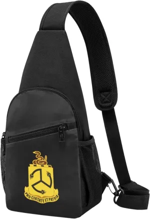 200th Infantry Regiment Unisex Chest Bag Lightweight Crossbody Shoulder Bag Travel Pocket