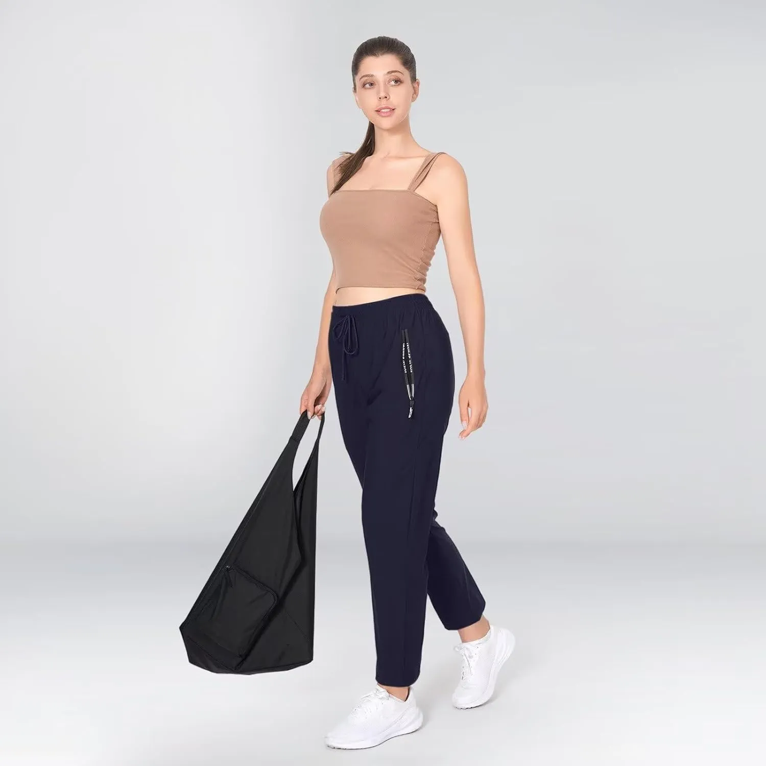 2025 Upgrade Stretch Active Pants for Women Over 50, Women's Hiking Cargo Travel Pants Women