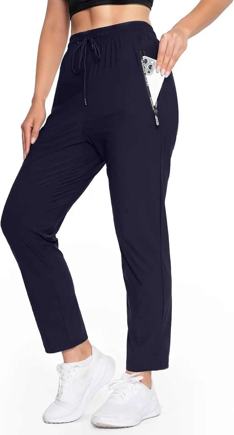 2025 Upgrade Stretch Active Pants for Women Over 50, Women's Hiking Cargo Travel Pants Women