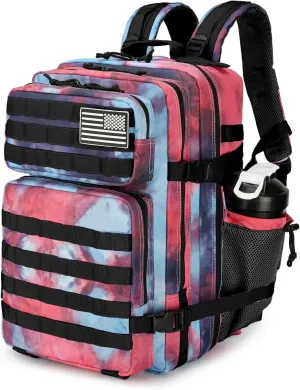 25L Tactical Backpack Military Tactical Backpack for Men and Women Small Assault Pack Outdoor Travel Hiking Camping Rucksack with Molle Webbing (Nebula Camo)
