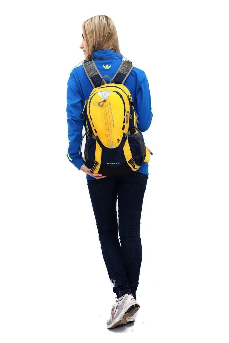 25L waterproof nylon mountaineering backpack camping backpack