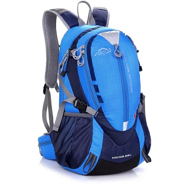 25L waterproof nylon mountaineering backpack camping backpack