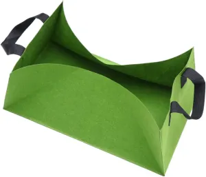 2pcs Grow Bag Growing Nursery Grow Pouch Plant Pots Outdoor Farm Nursery Bags Planting Bags Culture Fabric Outdoor Planter Raised Plant Bags Plants Home Planting Bag Green Felt