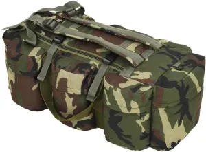 3-in-1 Army-Style Duffel Bag 23.8 gal Camouflage-1183