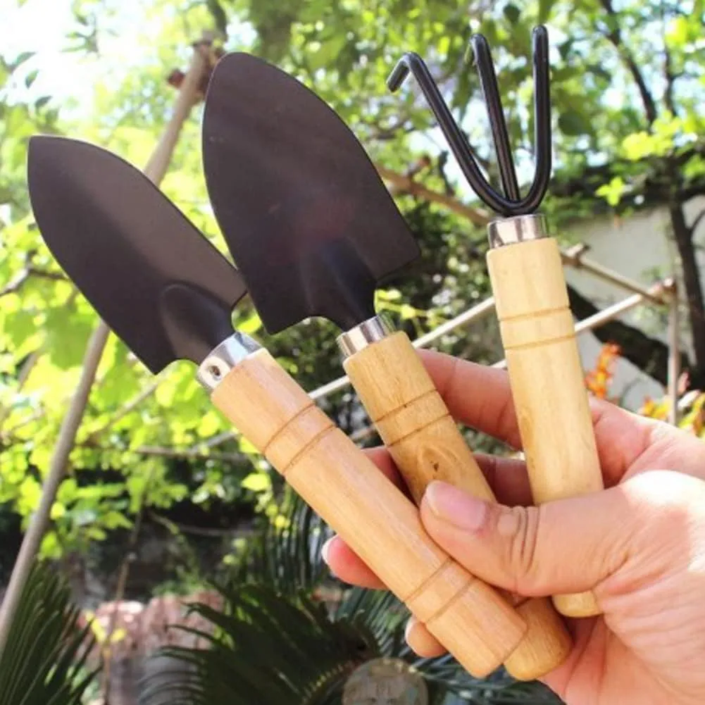 3-in-1 Garden Tool Set – Rustproof Stainless Steel with Handles