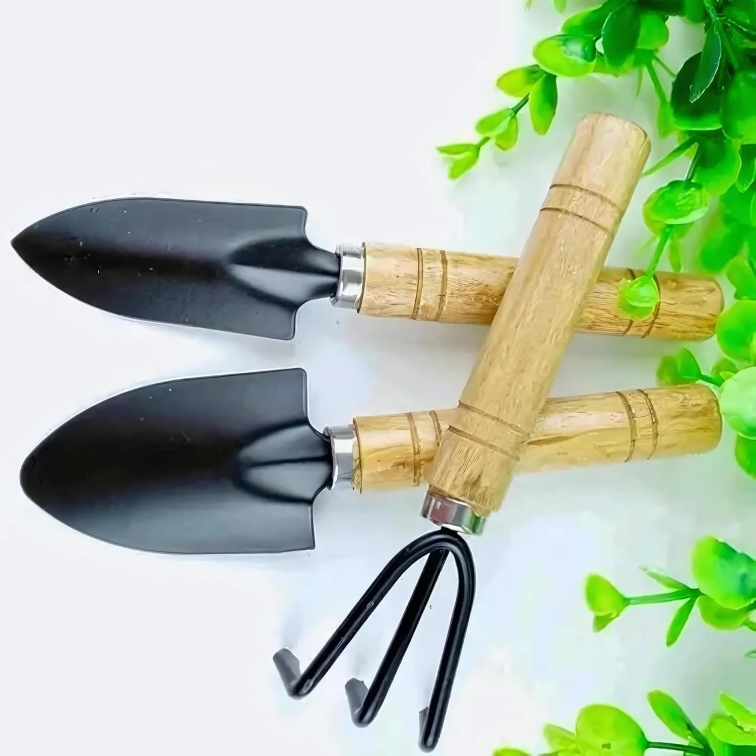 3-in-1 Garden Tool Set – Rustproof Stainless Steel with Handles