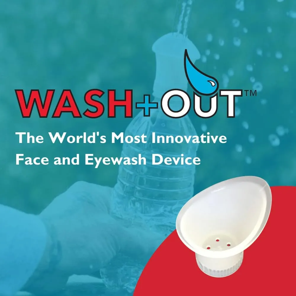 3 Pack Wash Out Portable Emergency Eye Wash Cup, Flush Soothe Tired Strained Eyes, Construction, Landscaping, Athletics, Allergy Aid, First-Aid Kit, Water Plants
