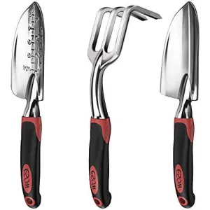 3-Piece Set: Cast-Aluminum Heavy Duty Gardening Kit