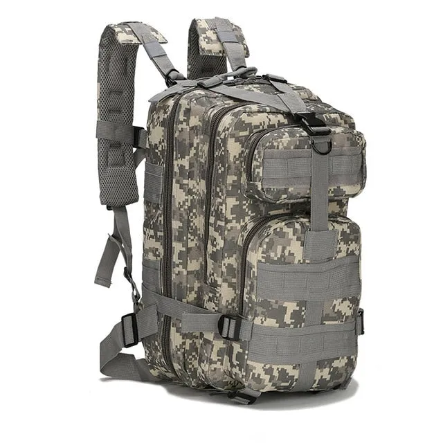 30L Men / Women Sport Bag Hiking Camping Bag Travelling Trekking Bag Military Tactical Backpack Camouflage Bag Rucksacks
