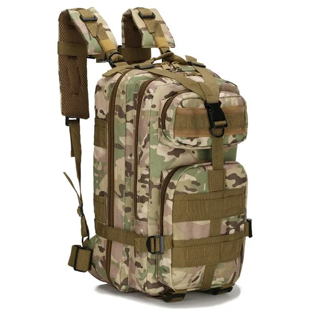 30L Men / Women Sport Bag Hiking Camping Bag Travelling Trekking Bag Military Tactical Backpack Camouflage Bag Rucksacks