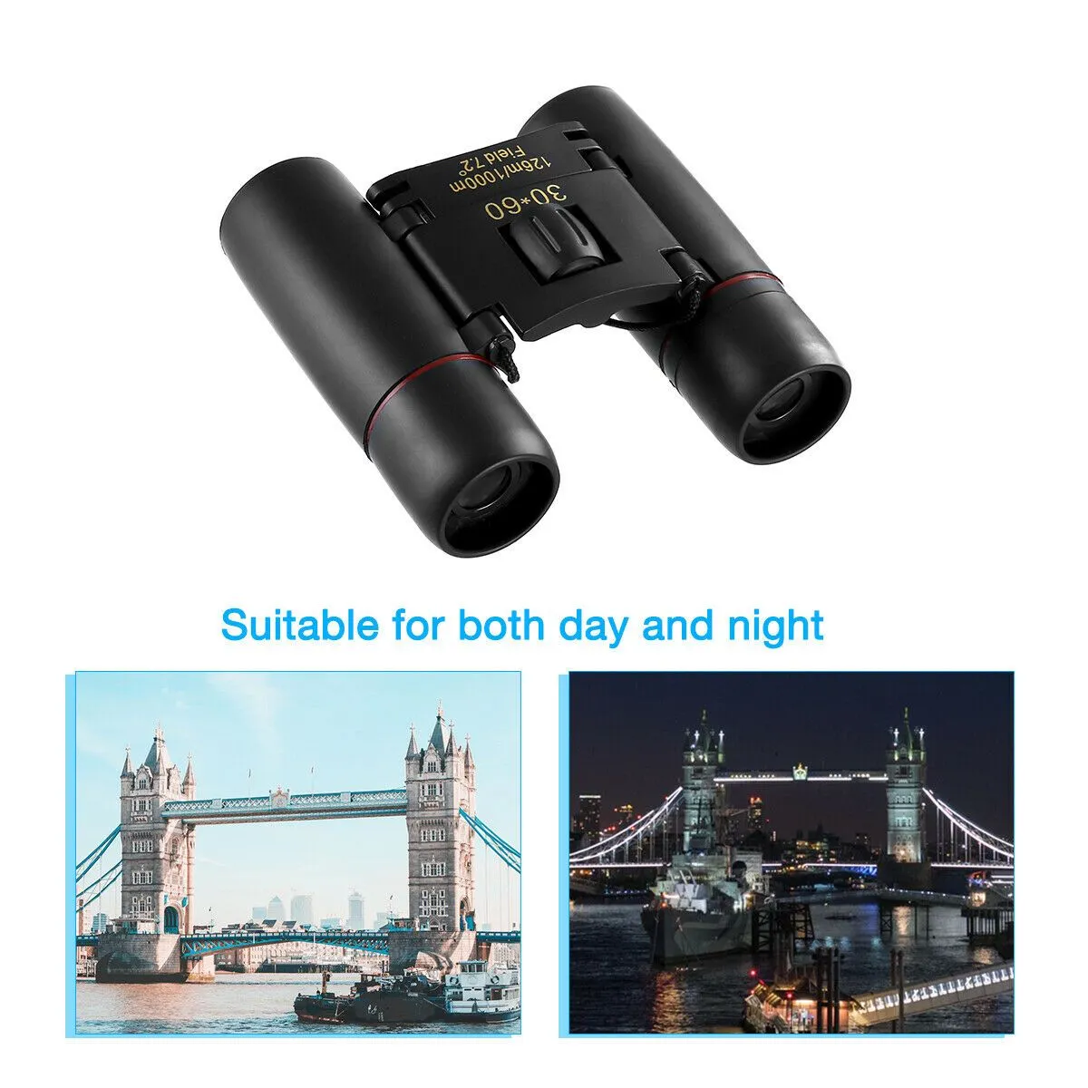 30x60 Portable Outdoor Binoculars