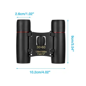 30x60 Portable Outdoor Binoculars