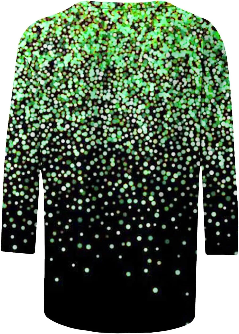 3/4 Sleeve Tops for Women Dressy Casual Plus Size Sparkly Print Tunic Shirts Loose Soft Fall Fashion Blouses