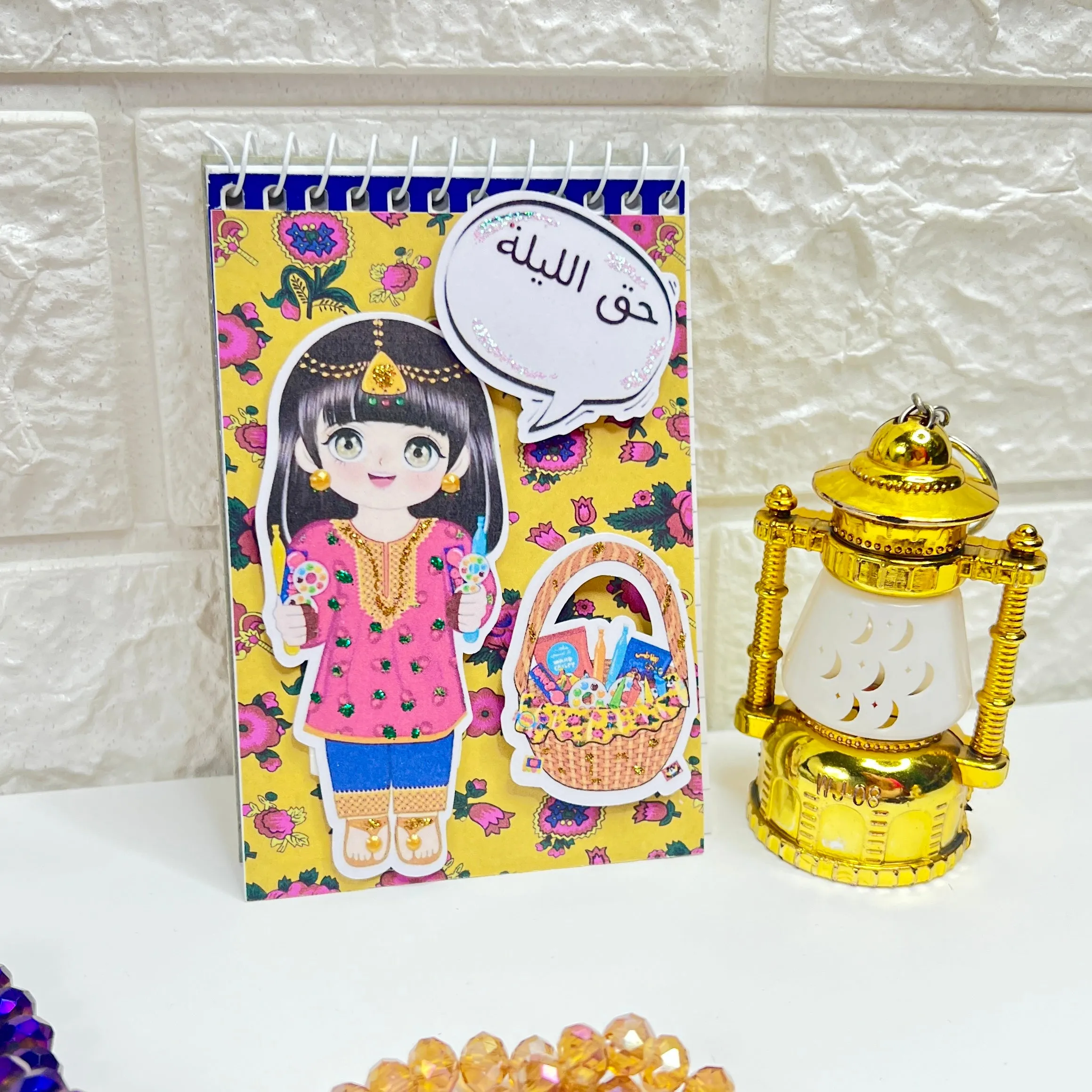 3D Cute Character Mini Notebook