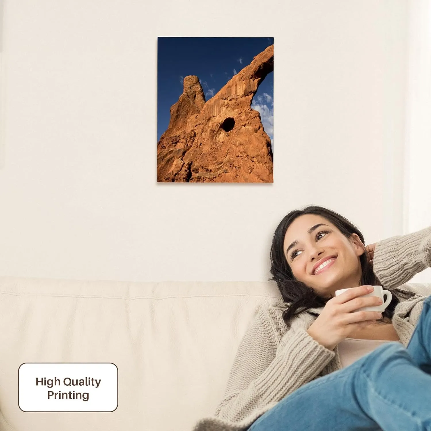 3dRose, Early morning, Turret Arch, Arches National Park, Utah, Museum Grade Canvas Wrap 11x14