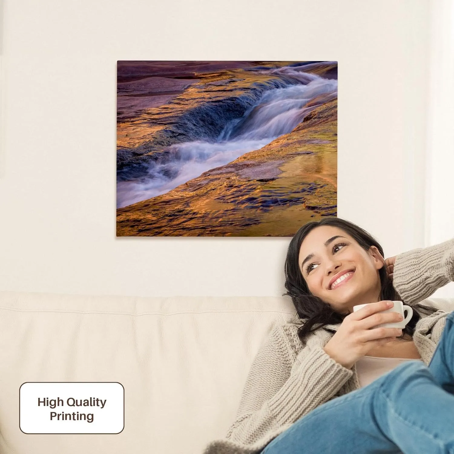 3dRose, Slide Rock State Park, Oak Creek, Sedona, Arizona, Museum Grade Canvas Wrap 20x16