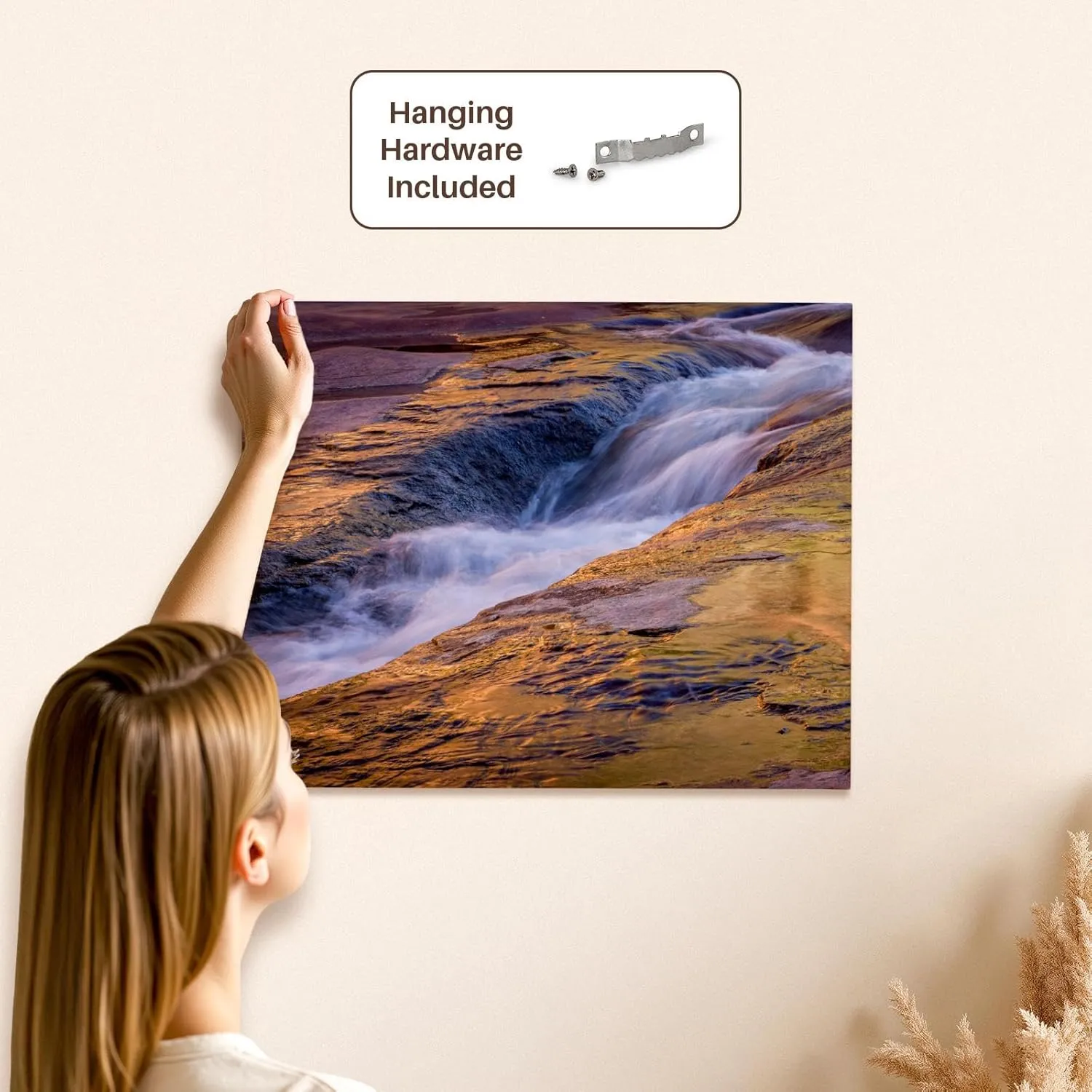 3dRose, Slide Rock State Park, Oak Creek, Sedona, Arizona, Museum Grade Canvas Wrap 20x16