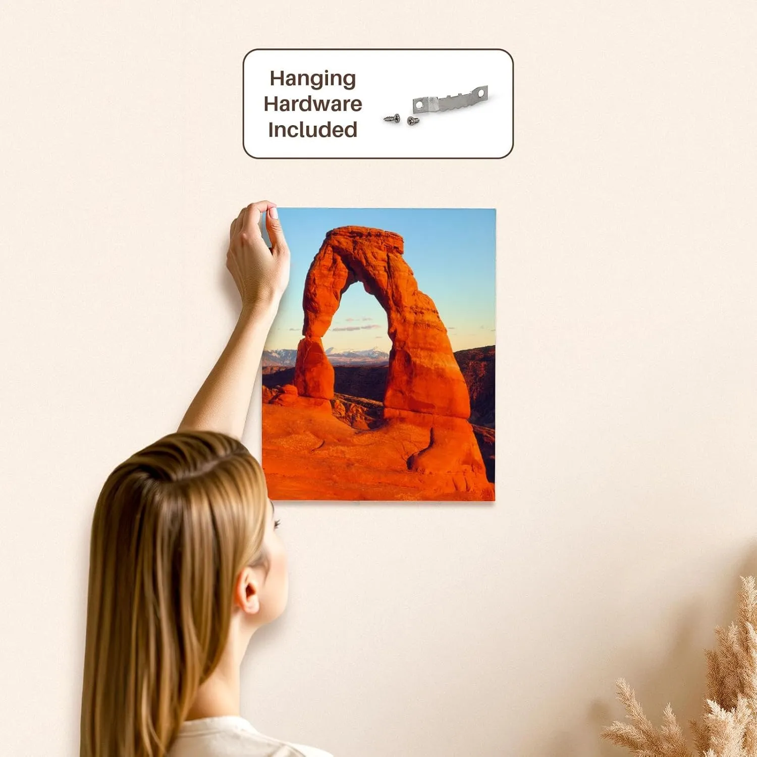 3dRose, USA, Utah, Arches National Park. Delicate Arch at sunset., Museum Grade Canvas Wrap 11x14