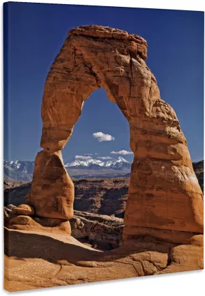 3dRose, Utah, Delicate Arch at Arches National Park - US45 RER0055 - Ric Ergenbright, Museum Grade Canvas Wrap 8x10