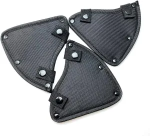 3PCS Ax Head Sheath, Nylon Ax Protective Cover Fits for Outdoor Camping Activities and Rescue