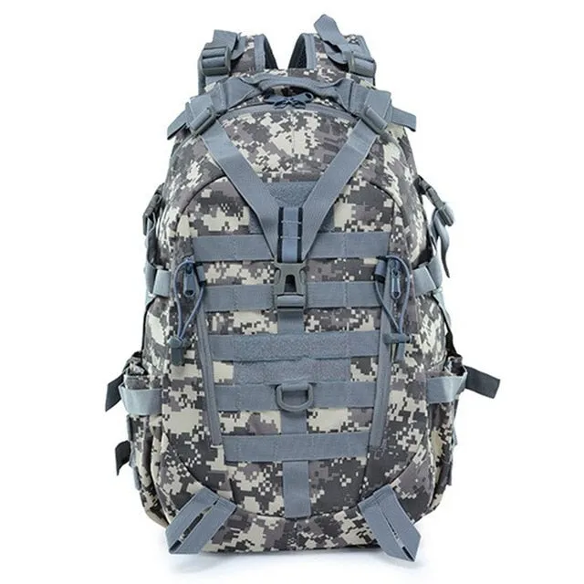 40L 15L Camping Backpack Military Bag Men Travel Bags Tactical Army Molle Climbing Rucksack Hiking Outdoor Sac De Sport XA714WA