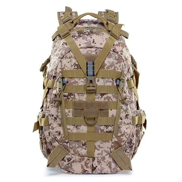 40L 15L Camping Backpack Military Bag Men Travel Bags Tactical Army Molle Climbing Rucksack Hiking Outdoor Sac De Sport XA714WA