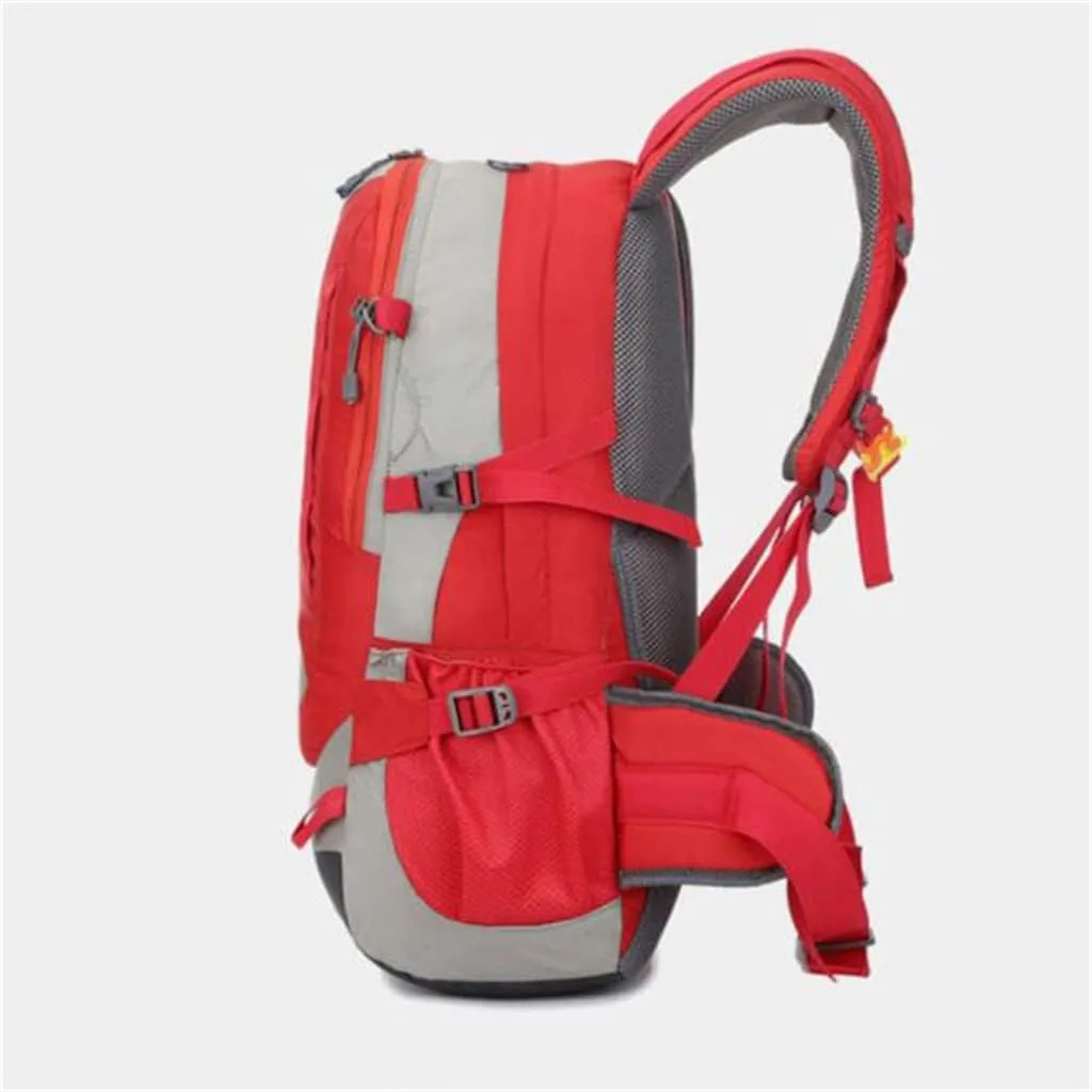 40L Camping Mountaineering Backpack Hiking Backpack Travel Bag Multifunctional Outdoor Backpack(D)