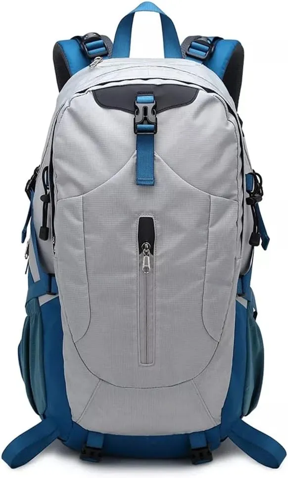 40L Hiking Backpack Outdoor Mountaineering Bag Large Capacity Travel Sports Backpack(Black)