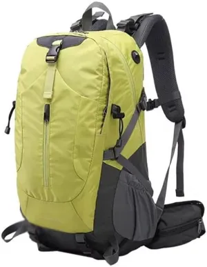 40L Hiking Backpack Outdoor Mountaineering Bag Large Capacity Travel Sports Backpack(Black)