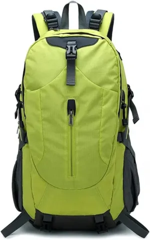 40L Mountaineering Backpack Multi Pocket Outdoor Camping Bag Travel Mountaineering Bag(Black-soul Eater1)