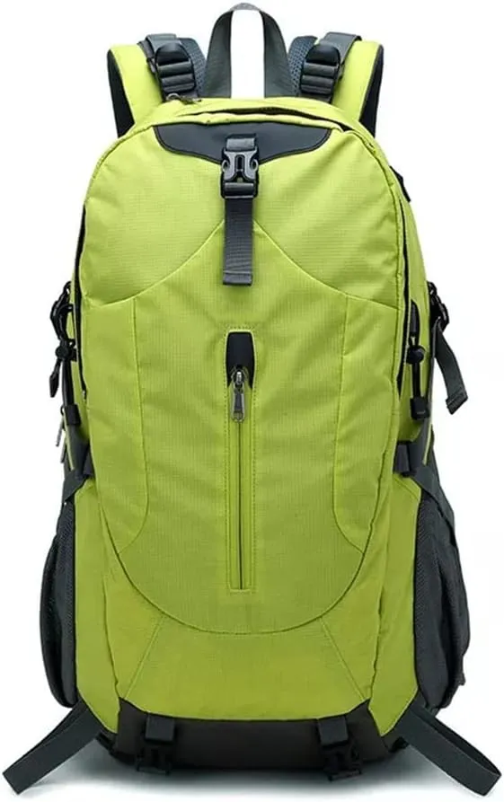 40L Mountaineering Backpack Multi Pocket Outdoor Camping Bag Travel Mountaineering Bag(Black-soul Eater1)