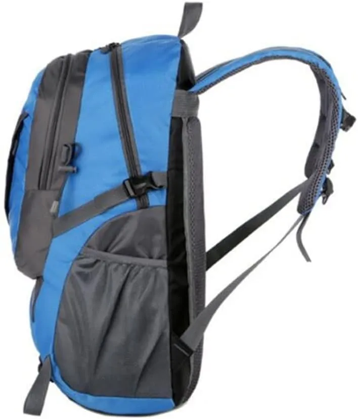 40L Outdoor Sports Backpack Travel Backpack Large Capacity Hiking Bag(Argento)