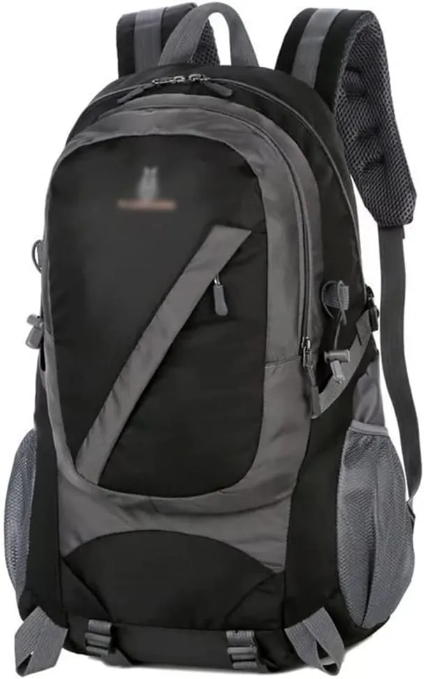 40L Outdoor Sports Backpack Travel Backpack Large Capacity Hiking Bag(Argento)