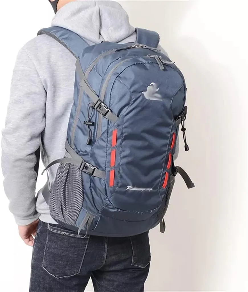 40L Travel Backpack Large Capacity Men's Women's Backpack Camping Hiking Sports Bag(C)