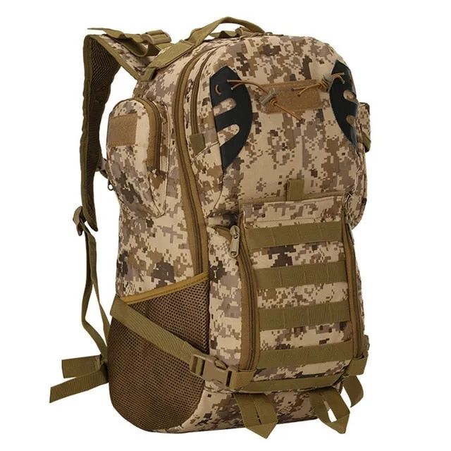 45L Military Backpack Tactical Rucksack Camping Hiking Bag Travel Sports Climbing Army Bags Molle Hunting Molle Outdoor XA943A
