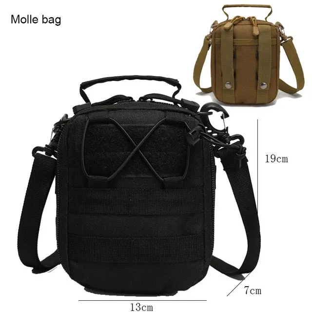45L Military Backpack Tactical Rucksack Camping Hiking Bag Travel Sports Climbing Army Bags Molle Hunting Molle Outdoor XA943A