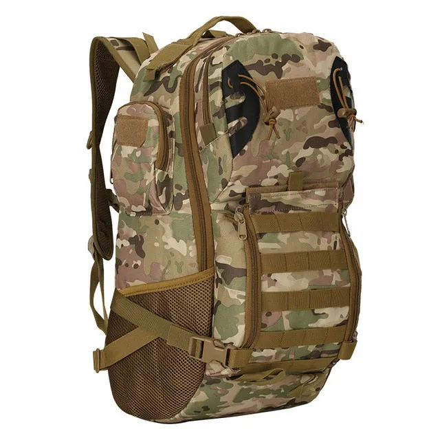 45L Military Backpack Tactical Rucksack Camping Hiking Bag Travel Sports Climbing Army Bags Molle Hunting Molle Outdoor XA943A