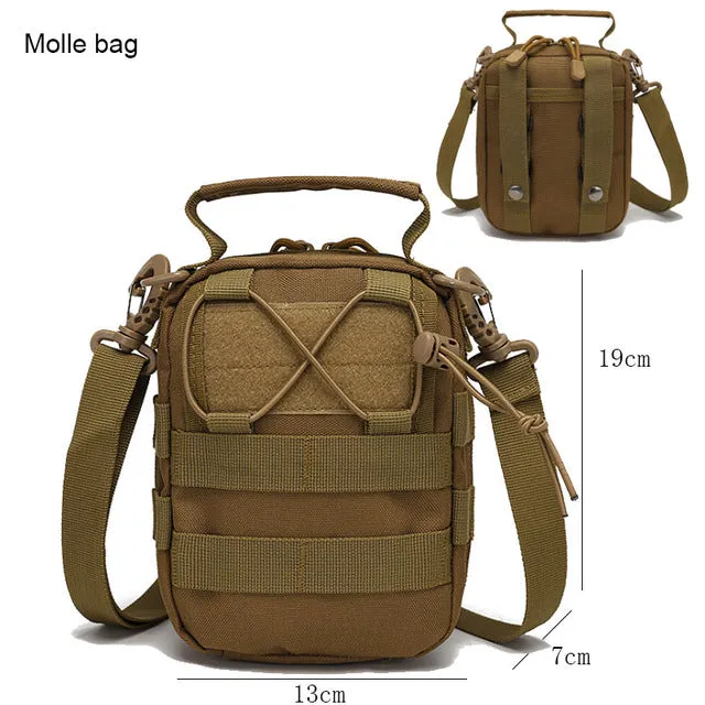 45L Military Backpack Tactical Rucksack Camping Hiking Bag Travel Sports Climbing Army Bags Molle Hunting Molle Outdoor XA943A
