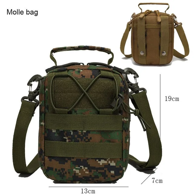 45L Military Backpack Tactical Rucksack Camping Hiking Bag Travel Sports Climbing Army Bags Molle Hunting Molle Outdoor XA943A