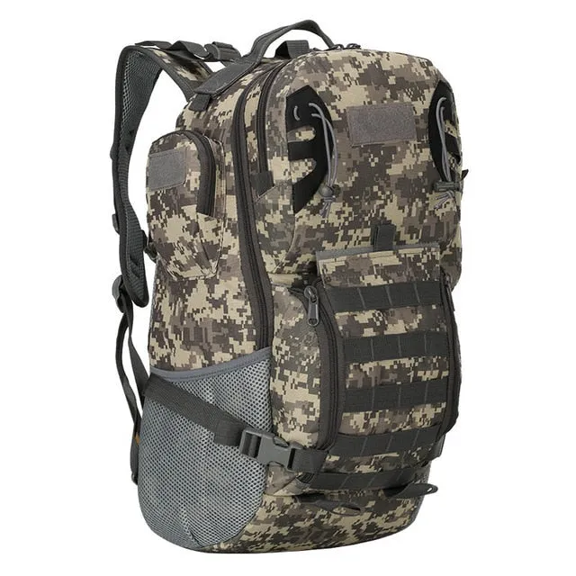 45L Military Backpack Tactical Rucksack Camping Hiking Bag Travel Sports Climbing Army Bags Molle Hunting Molle Outdoor XA943A