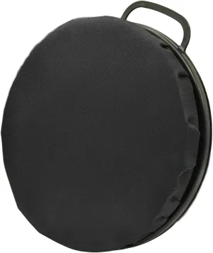 5 Gallon Bucket Seat Lid,Swivel Seat Cushion Bucket Seat Lid for Fishing, Gardening, Hunting and Camping（Black）