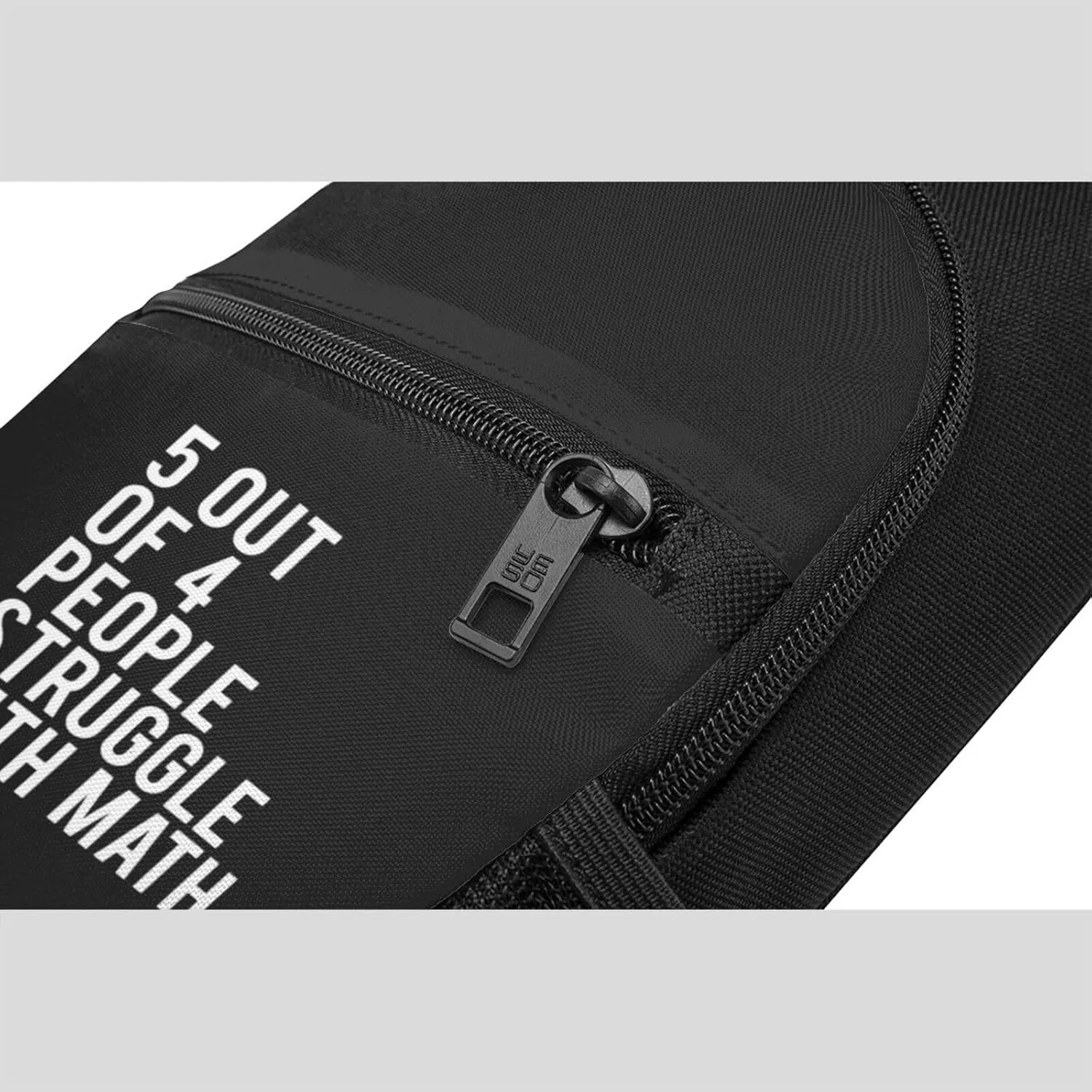 5 Out Of 4 People Struggle With Math Unisex Chest Bag Lightweight Crossbody Shoulder Bag Travel Pocket Black