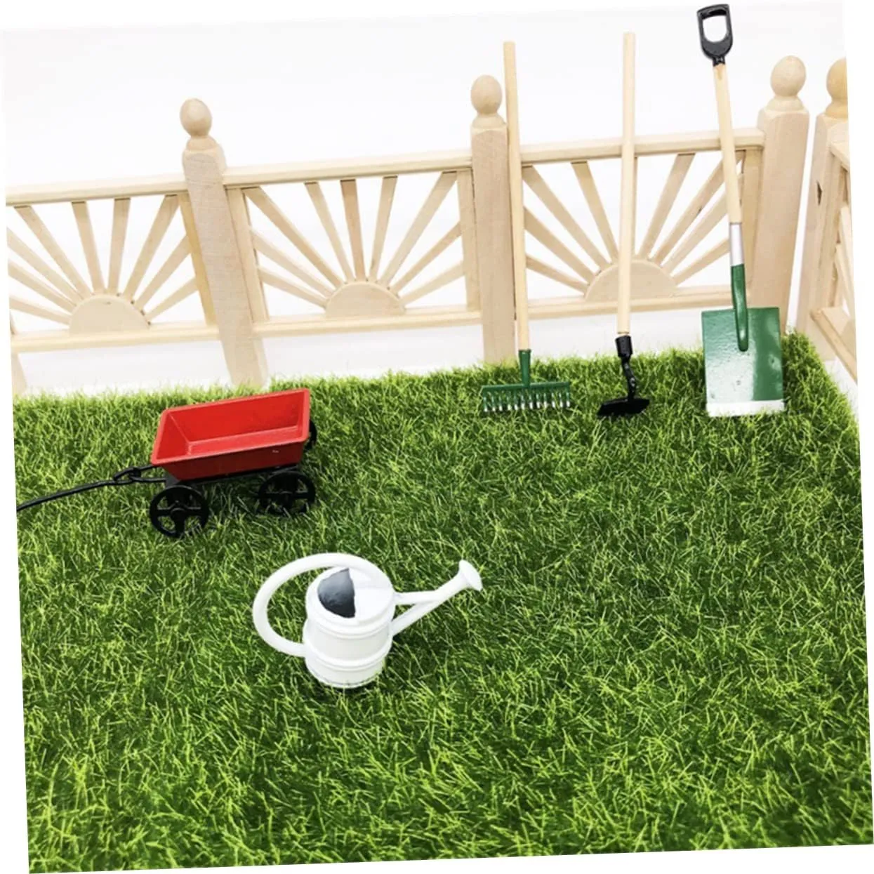 5 Sets Miniature Gardening Tool Micro Garden Decor Accessory for Dollhouse Safe and Mini House Garden Decor for DIY Fairy Scenes