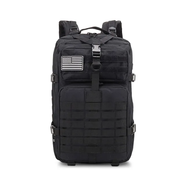 50L Capacity Men Army Military Tactical Large Backpack Waterproof