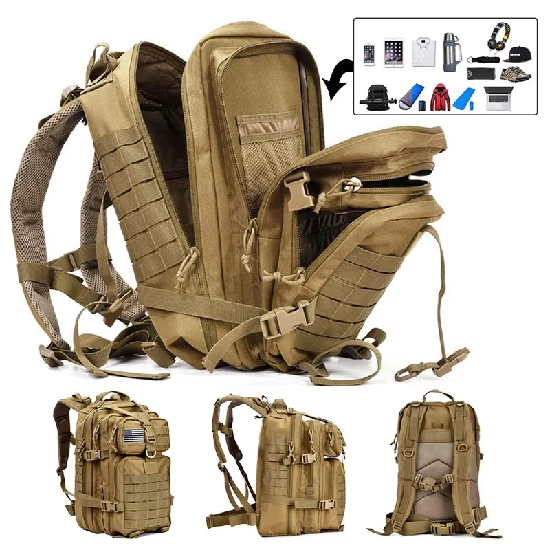 50L Courteous Backpack Capacity Men Simple