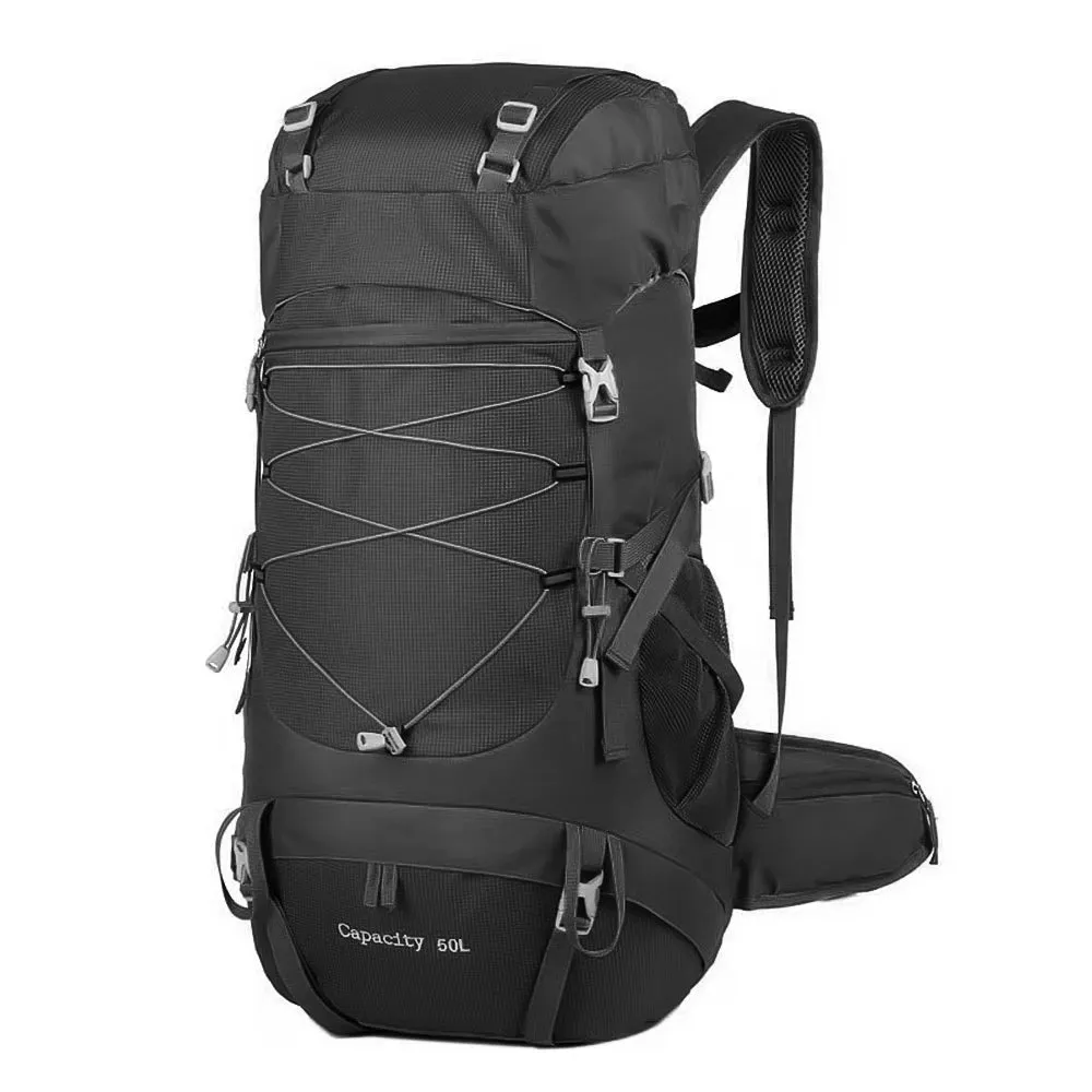 50L Hiking Backpack with Rain Cover: Versatile Outdoor Rucksack for Travel, Trekking, and Camping
